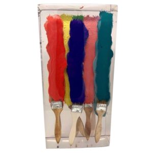 Paint Brushes 3D Resin Art