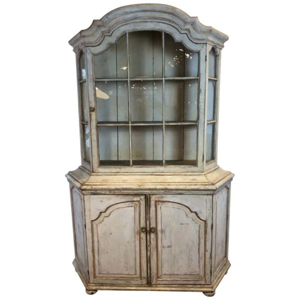Dutch Glass Front Cabinet, 19th Century