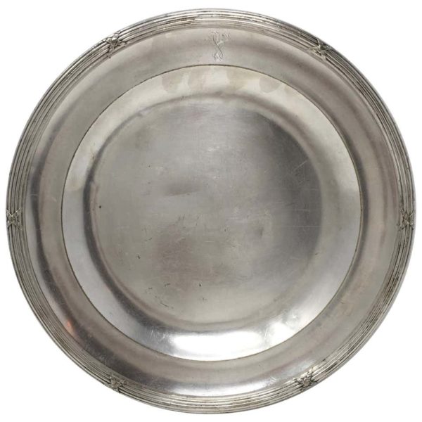 Villa De Fleurs Hotel Silver Serving Platter