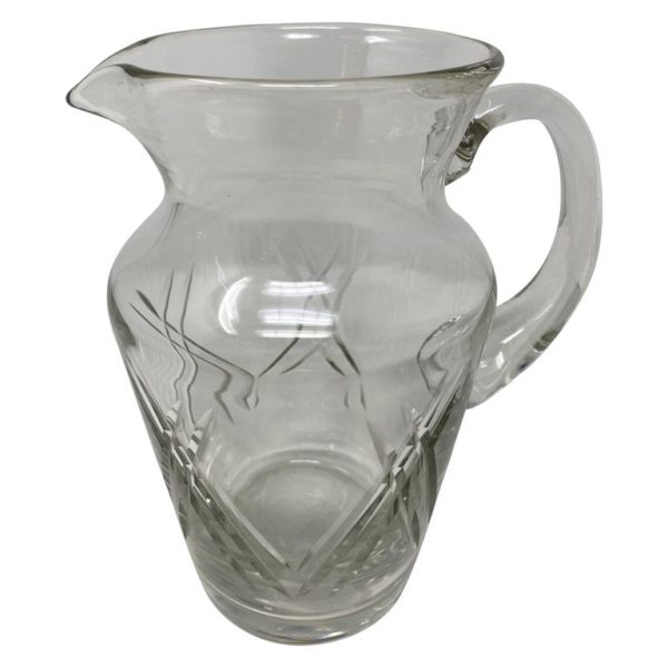 Antique Crystal Pitcher