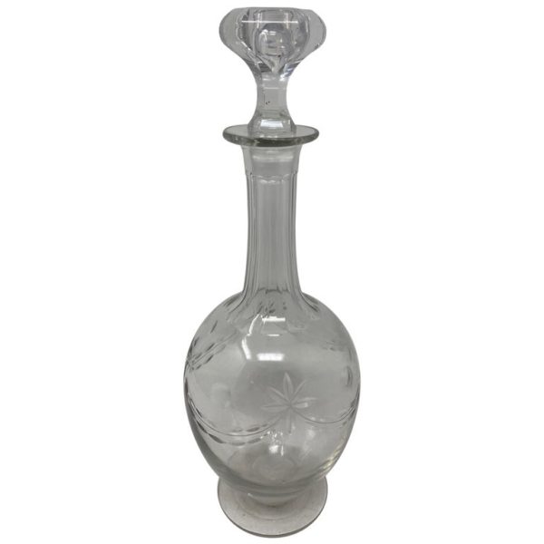 Antique French Decanter with Stopper
