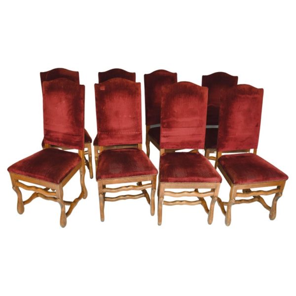 Set of 8 Os de Mouton Chairs