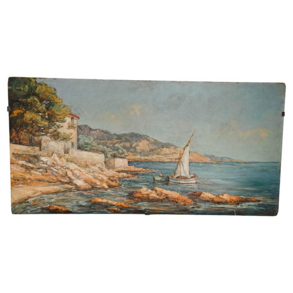 Oil on Panel with Iron Frame