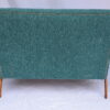 Italian Mid-Century Settee - Sofà Carlo Mollino Style in Teal Green - Image 6