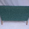 Italian Mid-Century Settee - Sofà Carlo Mollino Style in Teal Green - Image 7