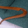 Italian Mid-Century Settee - Sofà Carlo Mollino Style in Teal Green - Image 10