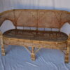 Vintage Cane Settee - Image 2