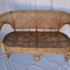 Vintage Cane Settee - Image 4