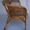 Vintage Cane Settee - Image 11