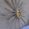 Painted Sunburst Mirror - Image 3