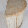 Italian Painted Demi Lune Cabinet - Image 7