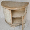 Italian Painted Demi Lune Cabinet - Image 6