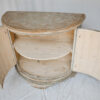 Italian Painted Demi Lune Cabinet - Image 5