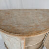 Italian Painted Demi Lune Cabinet - Image 3